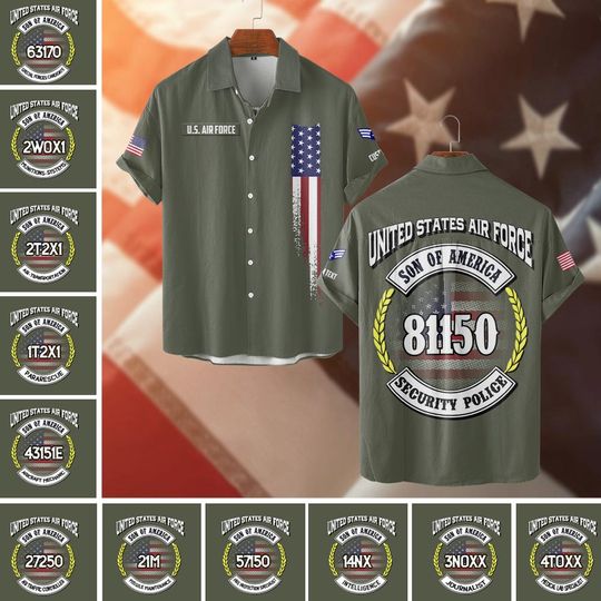Discover Customized AFSC – Son Of America Hawaiian Shirt