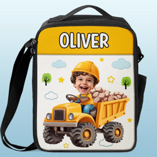 Discover Custom Photo Kids Lunch Bag - Personalized Back To School Gifts For Kids