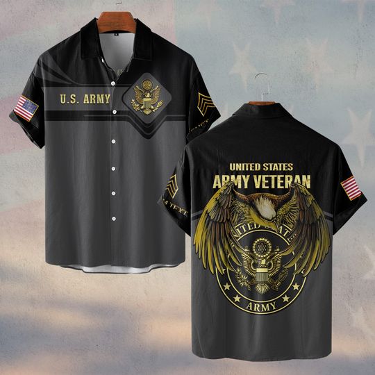 Discover Customized U.S Veteran Hawaiian Shirt