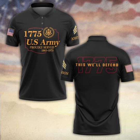 Discover Customized U.S Veteran Polo Shirt