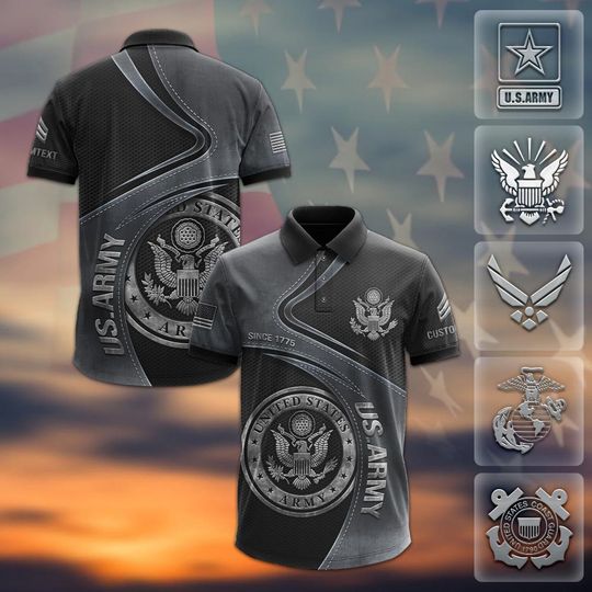 Discover Customized U.S Military  Polo Shirt