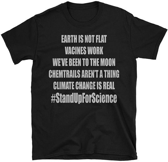 Discover Arkansas Made Stand Up for Science Adult Unisex T-Shirt