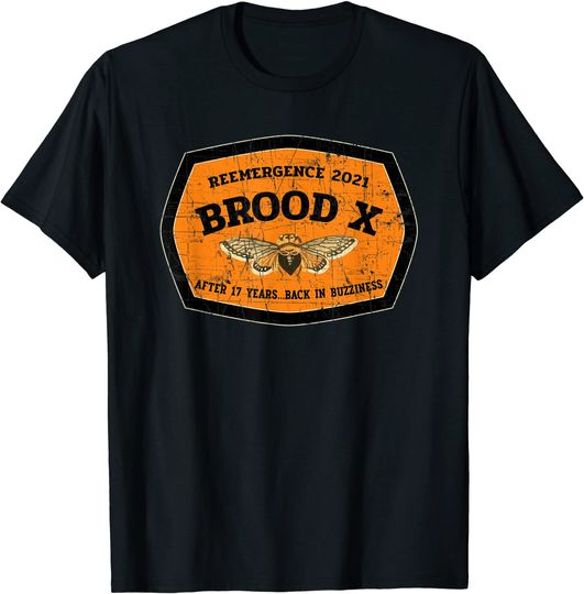 Discover Cicada Men's T Shirt Reemergence 2021 Brood X After 17 Year Back In Buzziness