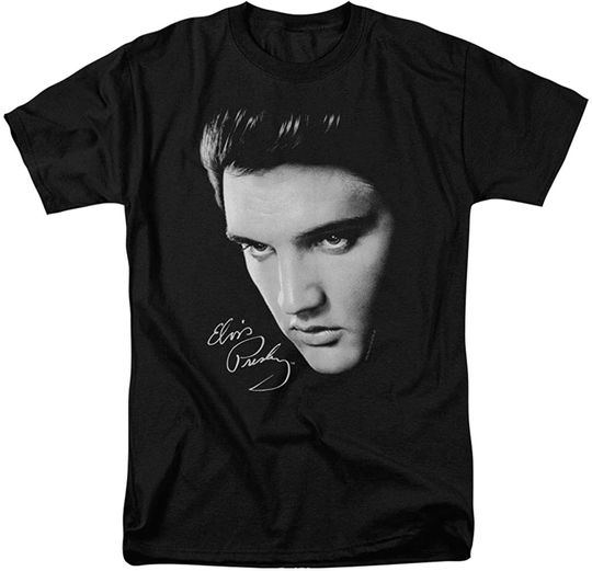 Discover Popfunk Elvis Presley Signature Heartthrob Music T Shirt