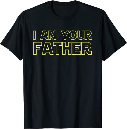 Discover Mens I Am Your Father T Shirt Father's Day Gift For Star Dad T-Shirt