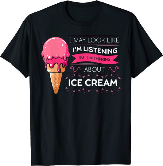Discover Ice Cream Lover Sweet Frozen Dessert Sorbet Cone Gelato T-Shirt