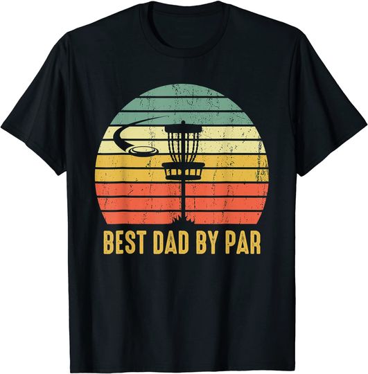 Discover Best Dad By Par Golf Shirt Father's Day Golfing Vintage T-Shirt