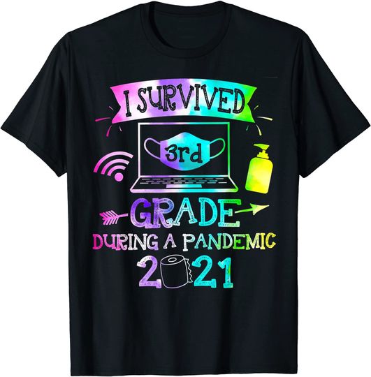 Discover I Survived 3rd Grade During A Pandemic 2021 T-Shirt