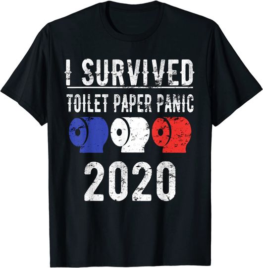 Discover I SURVIVED TOILET PAPER PANIC 2020 Shirt Pandemic Flu Gift T-Shirt