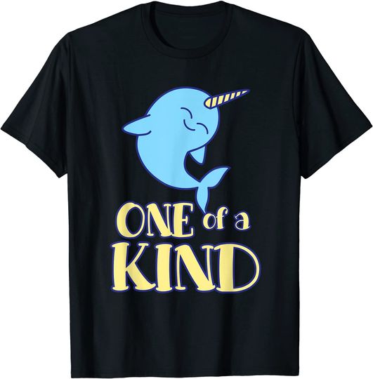 Discover One Of A Kind Narwhal Sea Unicorn Precious Cute Kawaii T-Shirt