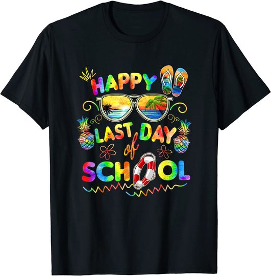 Discover Last Day of School Shirt For Teacher Off Duty Tie and Dye T-Shirt