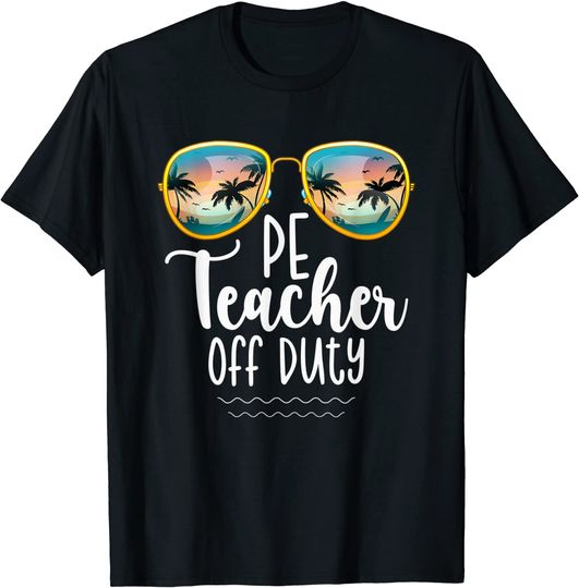 Discover Off Duty Gym PE Teacher Beach Summer Trip Shirt T-Shirt