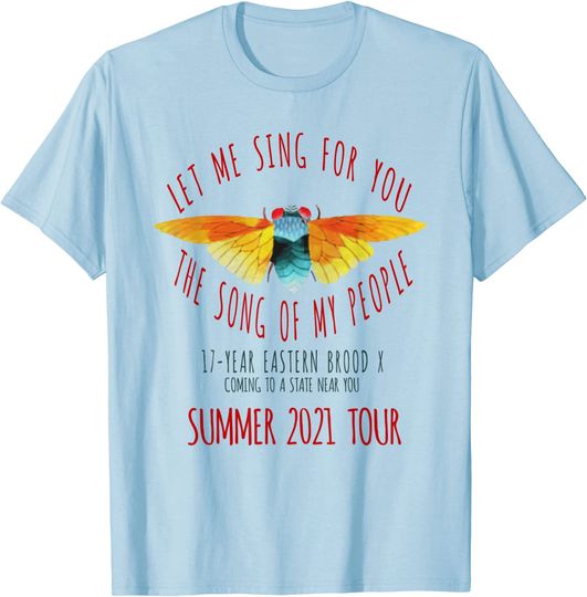 Discover Cicada 2021 Men's T Shirt Let Me Sing You The Song Of My People