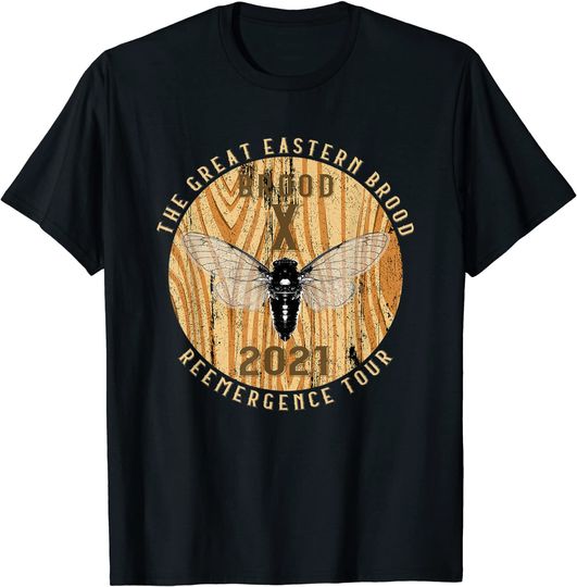 Discover Cicada Men's T Shirt The Great Eastern Brood X 2021 Reemergence Tour
