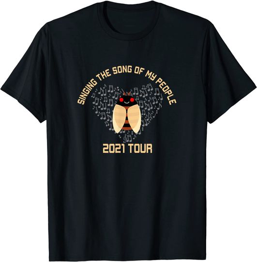 Discover Webn Cicadas Men's T Shirt Singing The Song of my People Brood X 2021 Tour