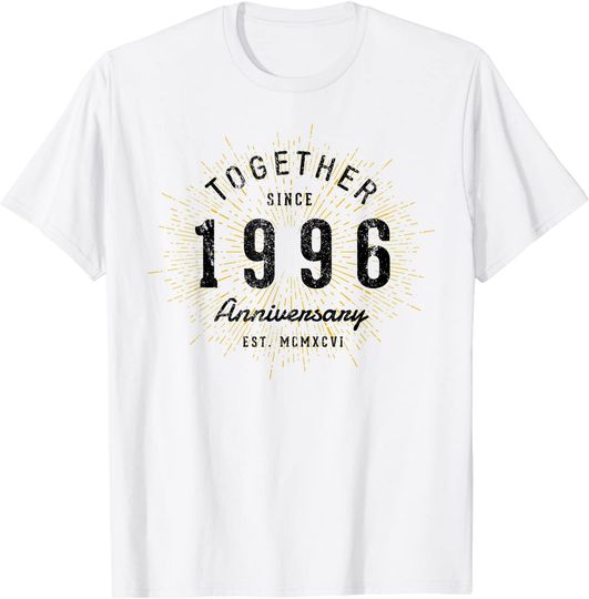 Discover 25th Anniversary Together Since 1996 T-Shirt