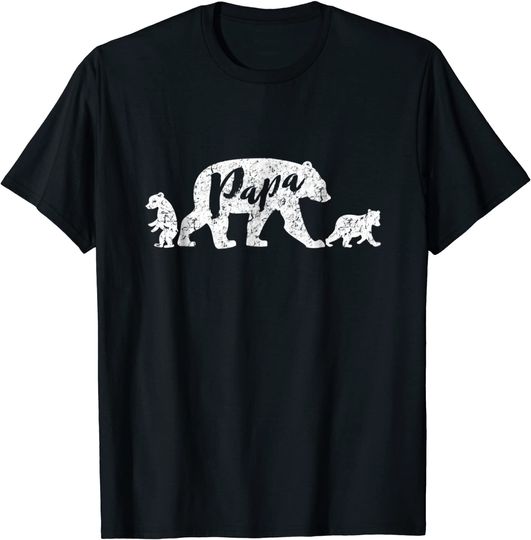 Discover Papa Bear T-Shirt with Two Cubs