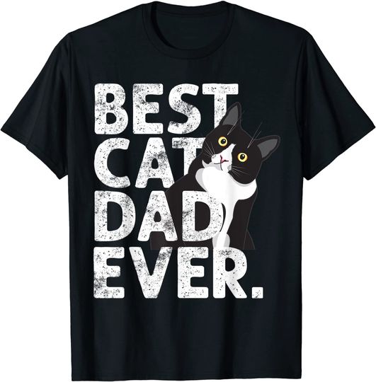 Discover Cat Daddy Father Gift Best Cat Dad Ever T-Shirt