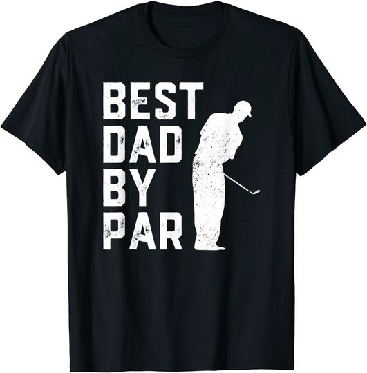 Discover Mens Best Dad By Par Golf Lover Gift For Men Funny Father's Day T-Shirt
