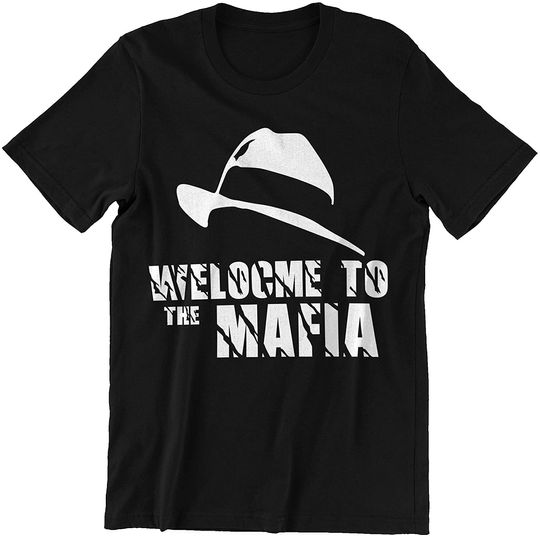 Discover Goodfellas Premium Text Gangs Godfather Mafia Black Unisex Tshirt