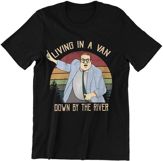Discover Saturday Night Live Matt Foley Living in A Van Down by The River Circle Unisex Tshirt
