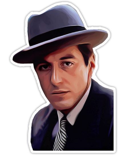 Discover The Godfather Michael Corleone 10 Sticker 2"