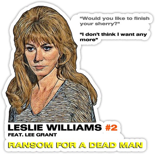 Discover Columbo, Leslie Williams #2, Ransom for A Dead Man Sticker