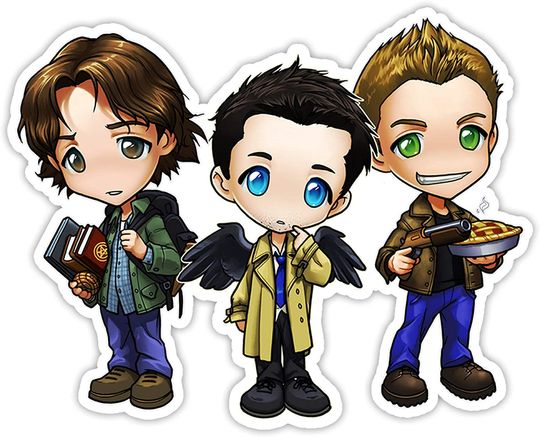 Discover The Free Will of The Chibi Style Team Sticker 2"