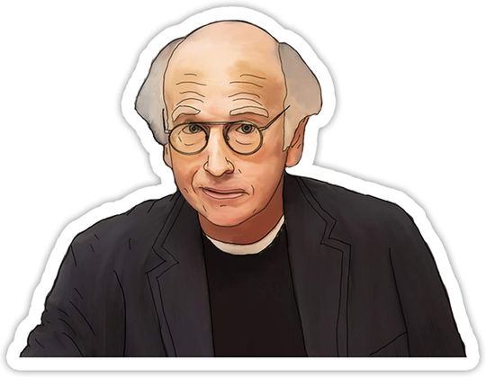 Discover Curb Your Enthusiasm Larry David  Sticker 2"