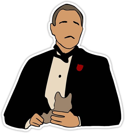 Discover The Godfather Vito Corleone  Sticker 2"