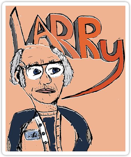 Discover Curb Your Enthusiasm Larry David Limitez Votre enthousiasme Sticker 2"