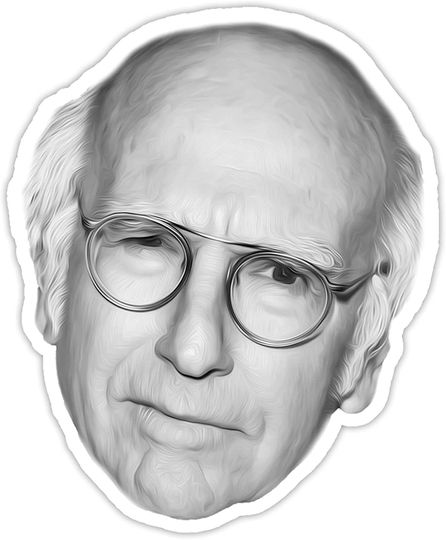 Discover Curb Your Enthusiasm Larry David  Sticker 3"