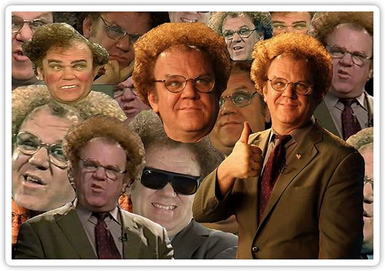 Discover Check It Out! Dr. Steve Brule Editing Sticker 2"