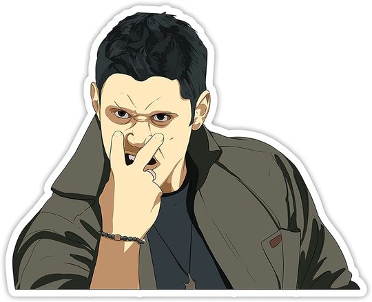 Discover Dean Winchester Eye of The Tiger Sticker 3"
