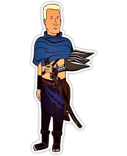 Discover King of The Hill Boomhauer x Yasuo Sticker 2"