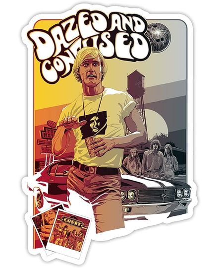 Discover Dazed and Confused David Wooderson  Sticker 2"