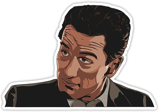 Discover Goodfellas Karen Hill Never Rat On Your Friends and Always Keep Your Mouth Shut Sticker 3"