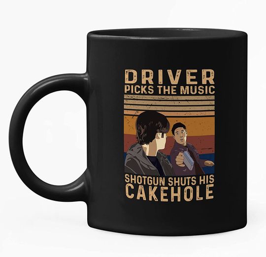 Discover Dean Winchester Driver Picks The Music Shotgun Shuts His Cake Hole Mug 11oz