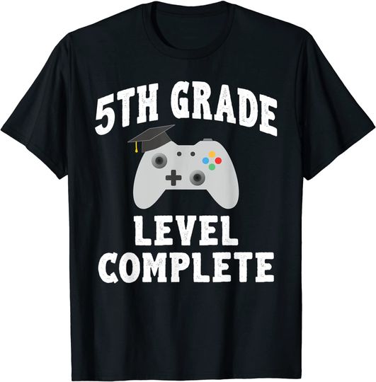 Discover 5th Grade Graduation 2021 Gamer Graduate Gifts T-Shirt
