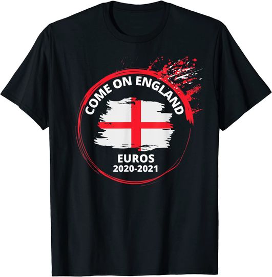 Discover Come On England Euros 2020-2021 T Shirt Fans Graphic Design T-Shirt