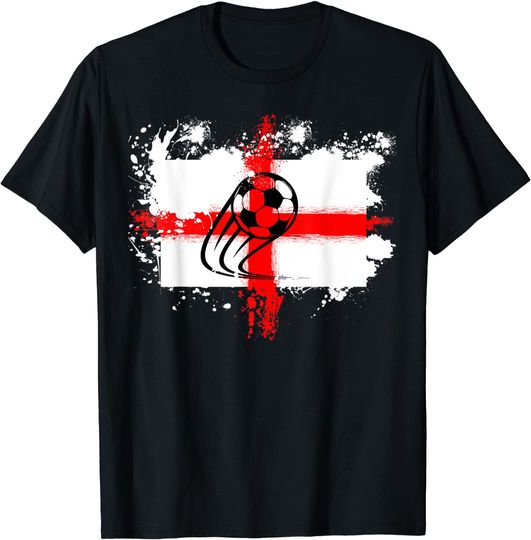 Discover Euro 2021 Men's T Shirt England Flag Football Fans Design