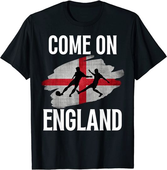 Discover Euro 2021 Men's T Shirt Come On England Fans Vintage