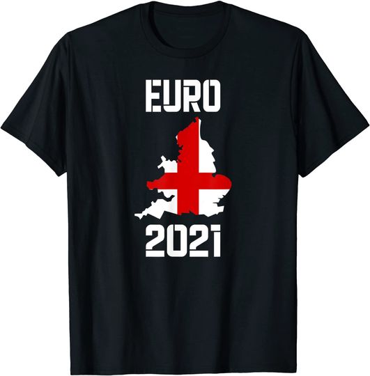 Discover Euro 2021 Men's T Shirt England Football Country Team Flag