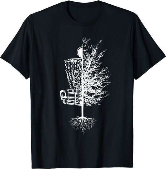 Discover Disc Golf Shirt Basket Tree Frisbee Golf T-Shirt