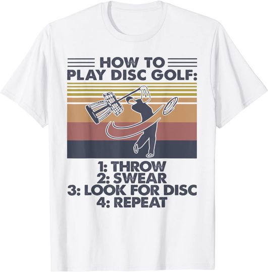Discover disc golf tee shirts for men funny disc golf shirts women T-Shirt