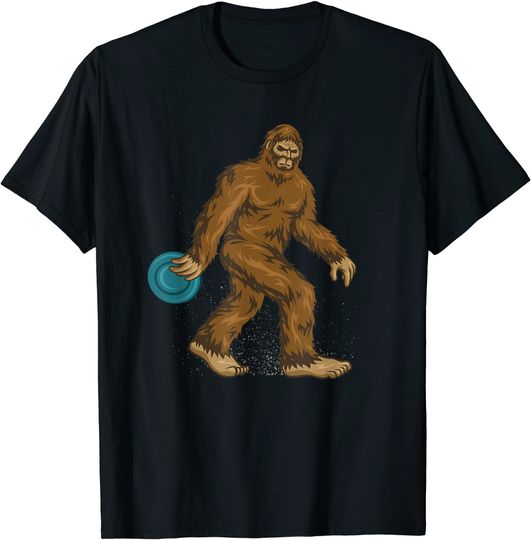 Discover Disc Golf Gifts "Bigfoot Disc Golf" Men & Women Tee Shirts T-Shirt
