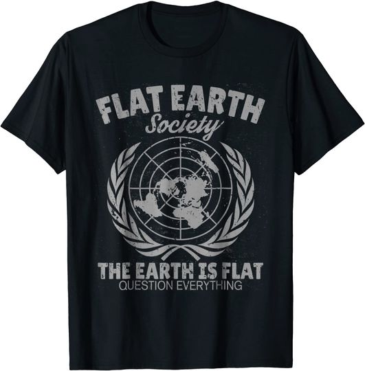 Discover Flat Earth Society T-Shirt