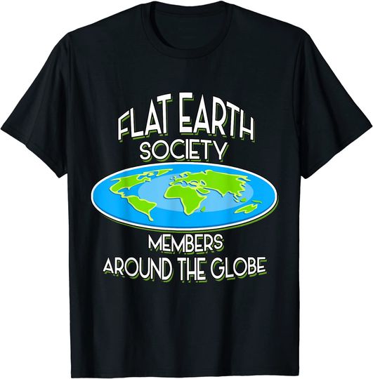 Discover Flat Earth Theory Cool Society Cult Gift Idea T-Shirt