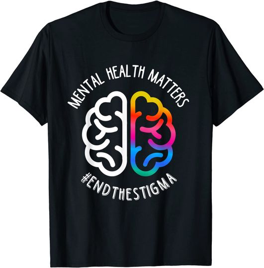 Discover Mental Health Maters End Stigma T-Shirt