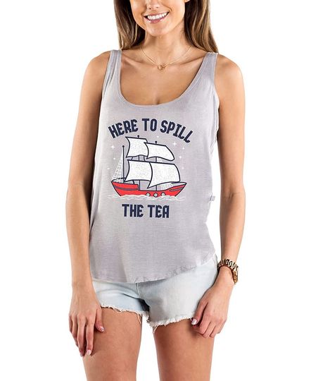 Discover Tipsy Elves Women's Wild and Loud Patriotic Summer Tank Top